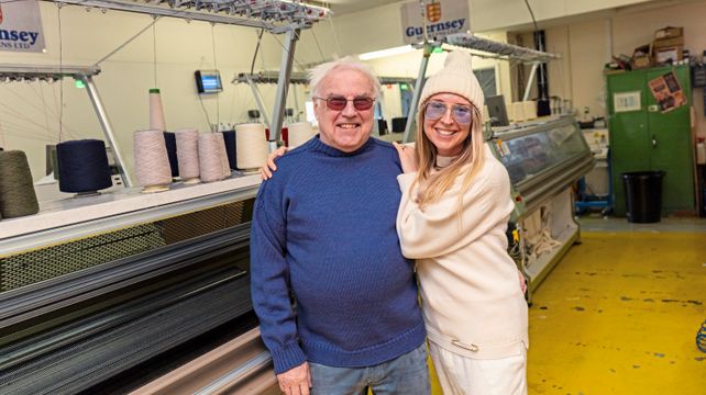 Cashmere creation – textile expert fashions special £2,000 Guernsey