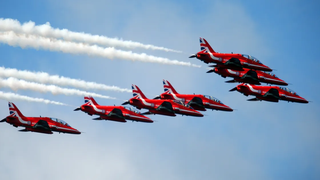 The Red Arrows, pictured in 2016, will take part in the Guernsey Air Display on 13 September after a year’s hiatus. 						                      (Picture by Peter Frankland, 22113134)