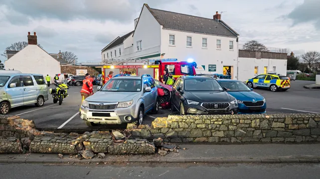 Four-car accident in Morrisons car park