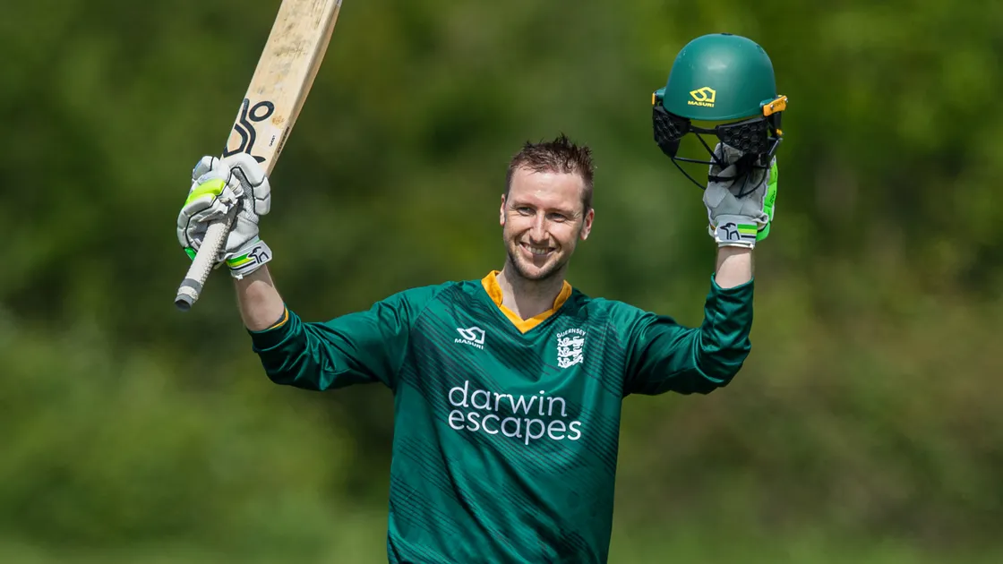 Stokes had come in during the first over with Guernsey having slipped to 0 for 2.