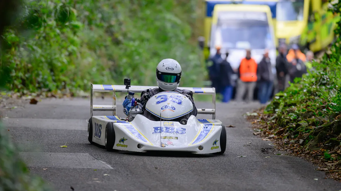 In-form karter Chris Law posted the second-fastest time of the day
