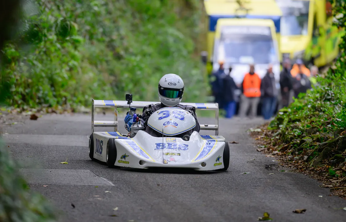 In-form karter Chris Law posted the second-fastest time of the day