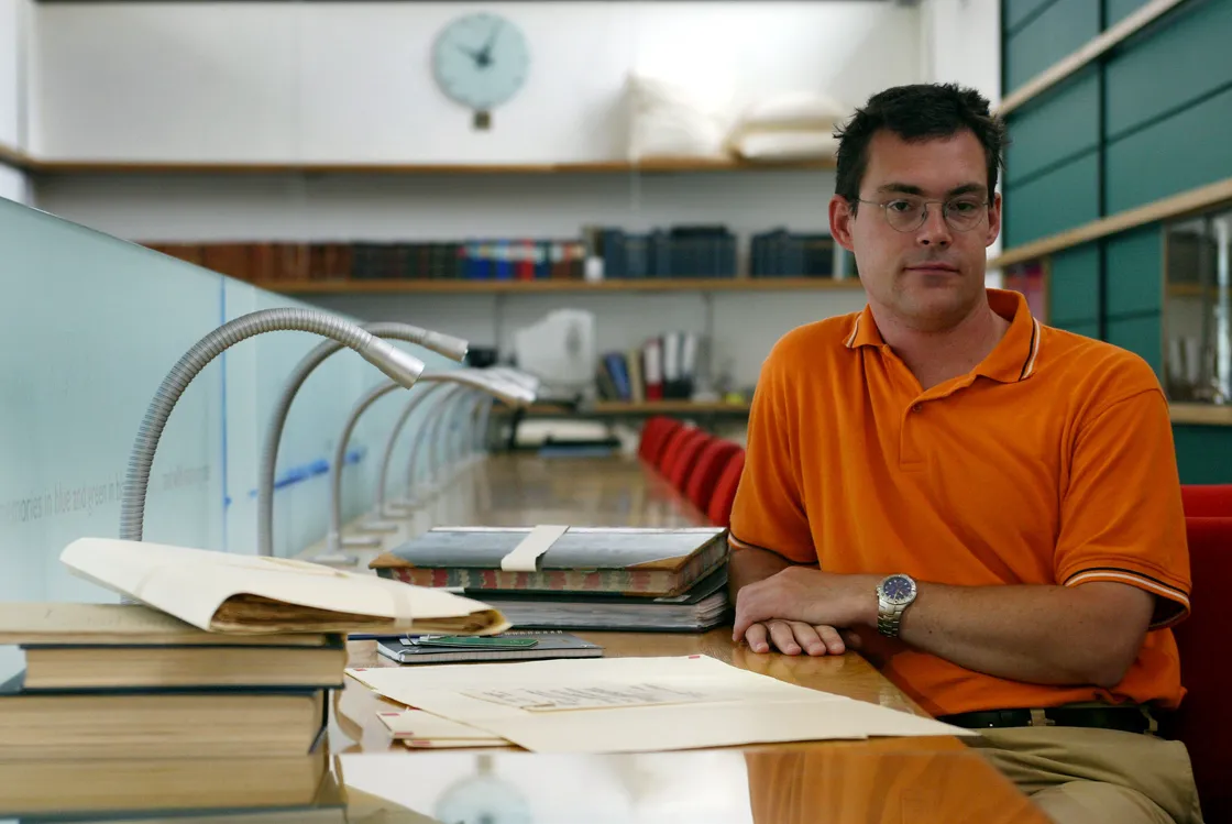 Professor Dr Paul Sanders, Occupation Historian, who uncovered three crucial documents in the National Archives. (Picture by Richard Wainwright, 29016594)