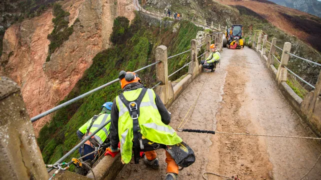 La Coupee work pushing up Sark’s spending for 2026