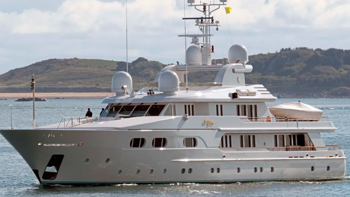 Director of motor yacht handling firm Oceanskies, Tom Becker, said the company has seen an increase in luxury yachts coming to the island. 		          (Picture by Tony Rive)