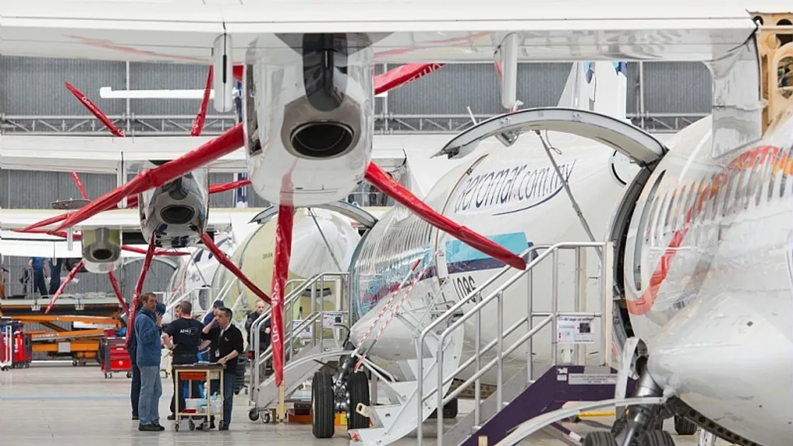 The ATR production line will produce the three new ATR72 600 aircraft for Aurigny.