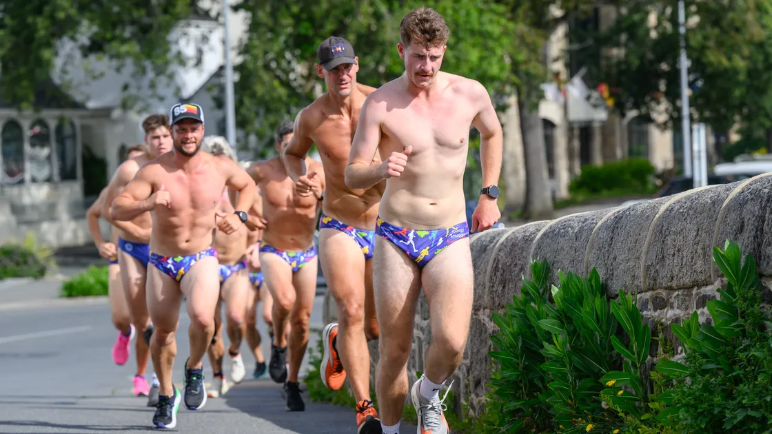 The 5km run through St Peter Port was to raise awareness of male cancers as well as funds for the charity.