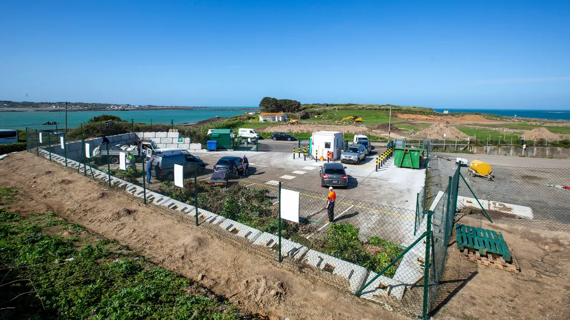 The new green waste site at Mont Cuet. (Picture by Karl Dorfner, 33169980)