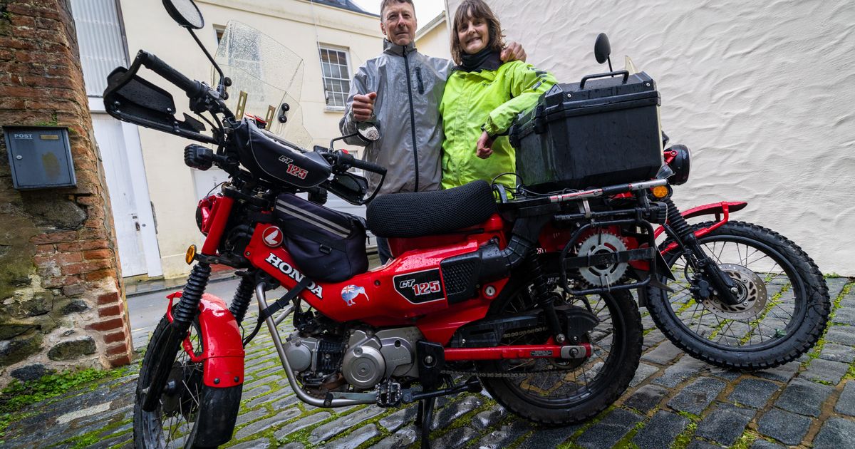New Zealand couple stop off during world-wide biking tour