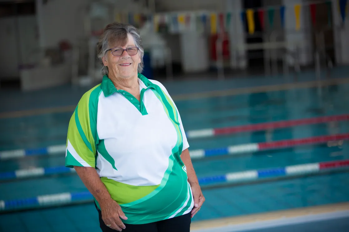 Jo Norman has been a qualified swimming teacher for more than four decades.