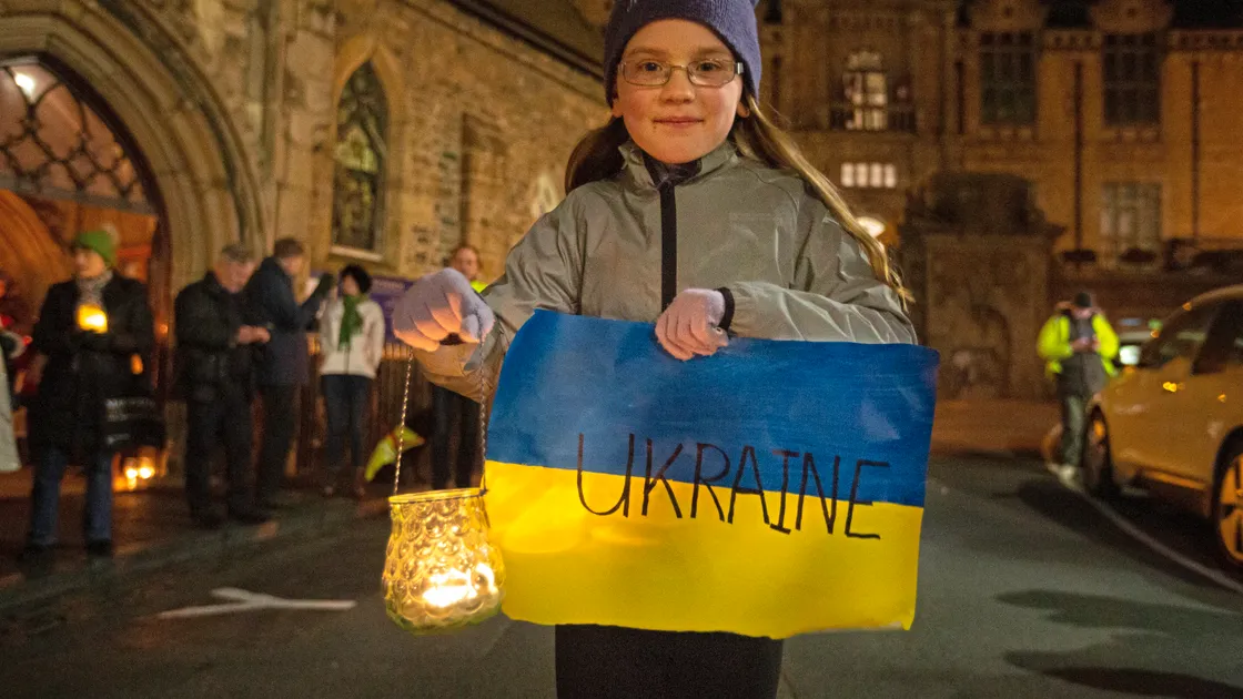 Jessica Ozanne, 8, showed her support. (30547451)