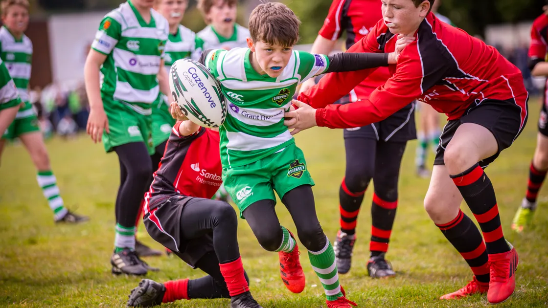 The travel bill for the Junior Siams, played by ages from under-7s to under-18s in Jersey on Saturday 26 April, is some £40,000. (Picture by Sophie Rabey, 34045210)