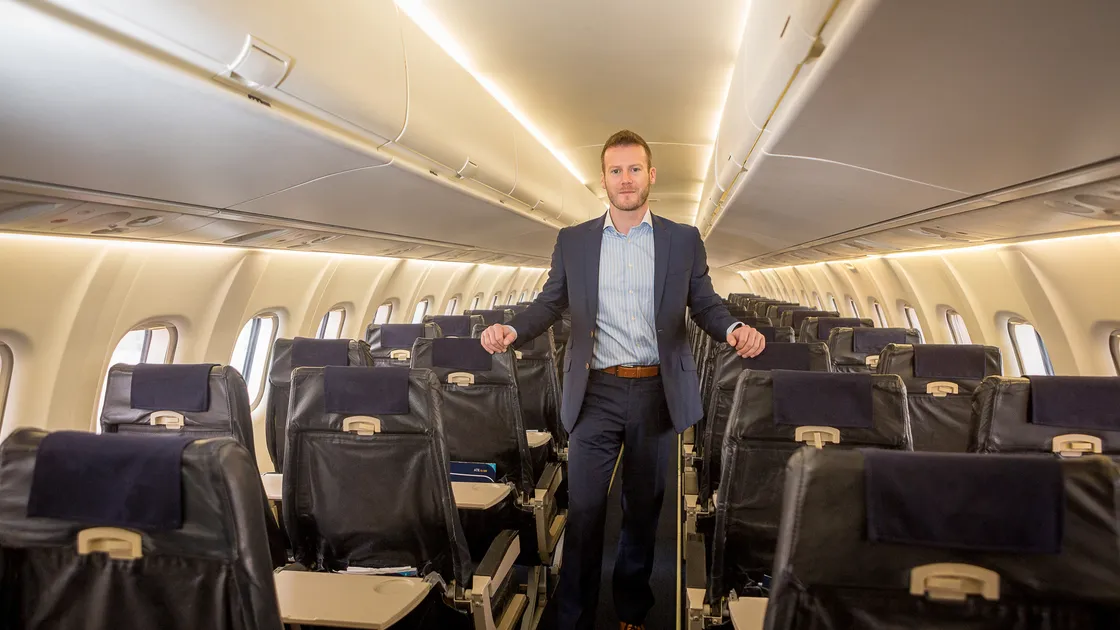 Mr Veron is happy to announce that Blue Islands have returned to 'normal' operations, past their months of issues.. (21931125)