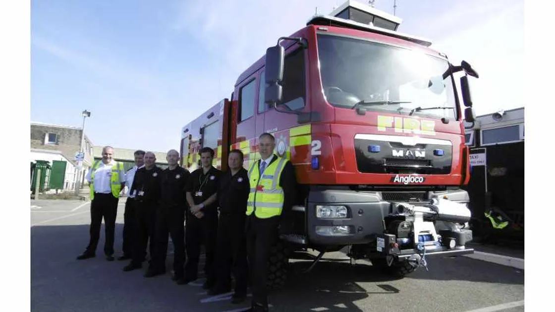 New Alderney airport engines will mean faster firefighting