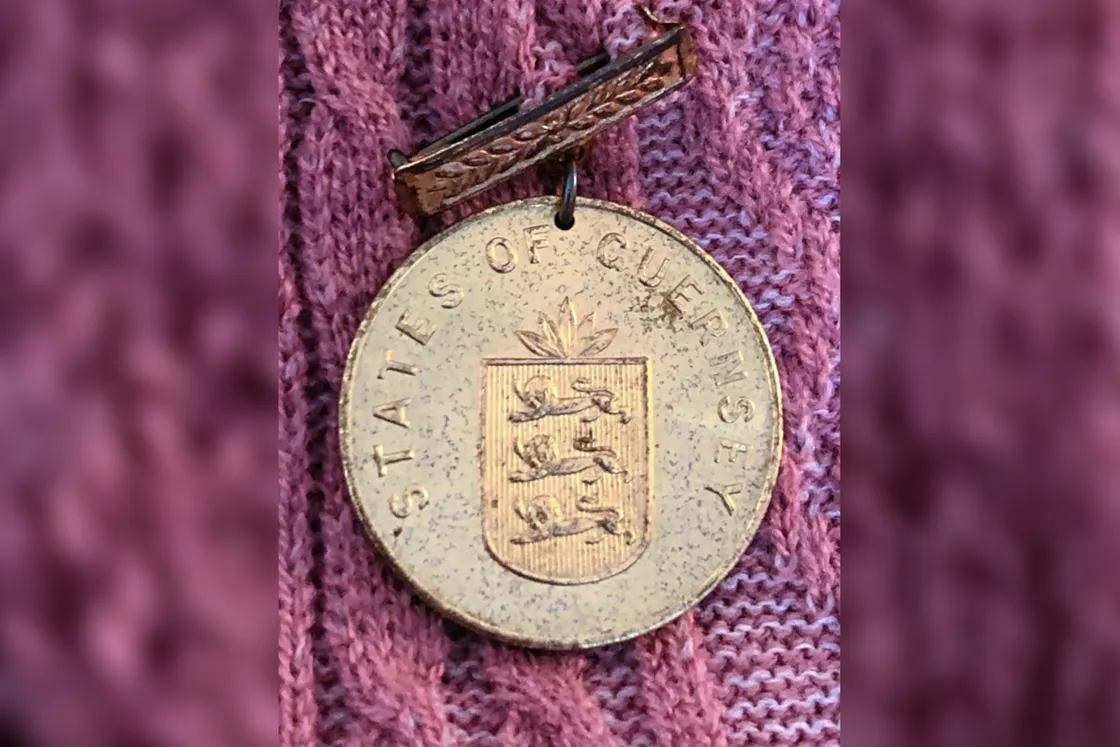 The original medals were made out of brass and suspended on a bar with a pin.