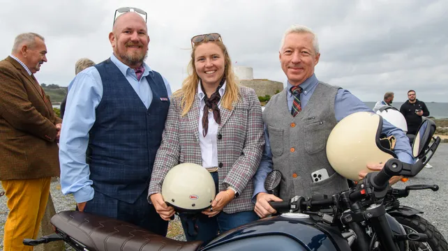 Bikers travel in style to raise funds for men’s charities