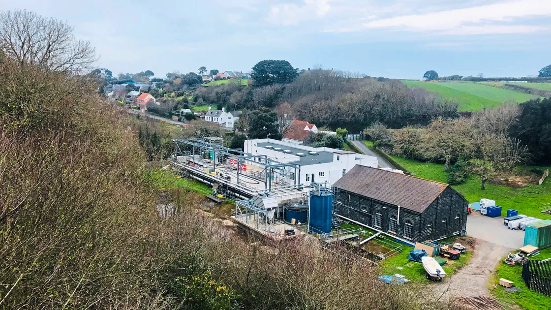 The water treatment works in St Saviour's. (30602685)