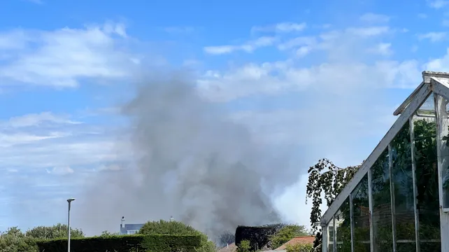 Hedge fire breaks out in St Sampson’s