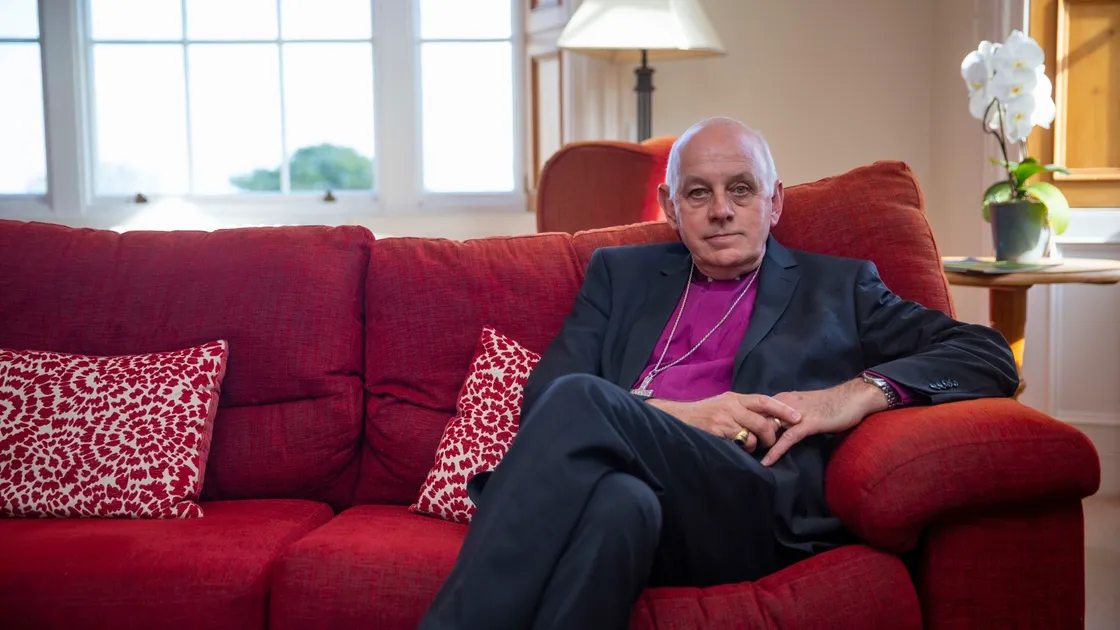 The former Bishop of Dover, the Right Rev. Trevor Willmott at Les Cotils on his last official visit as honorary Bishop of the Channel Islands. (Picture by Peter Frankland, 30079518)