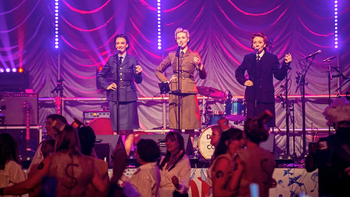 The Bluebird Belles performed at the Specsavers Hanger Ball and Tea Dance at Beau Sejour. (Picture by Connor Rabey, 33223377)