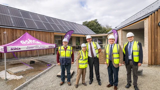 GSPCA marks Wildlife Hospital build milestone
