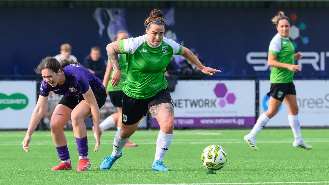 Midfielder Jess Frampton scored her first goal for the club