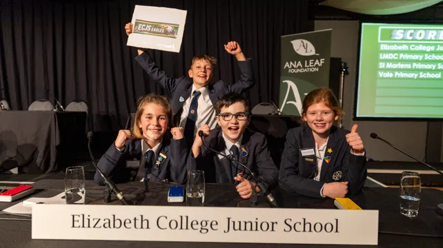 Youngsters get quizzical  to win their way to Jersey 