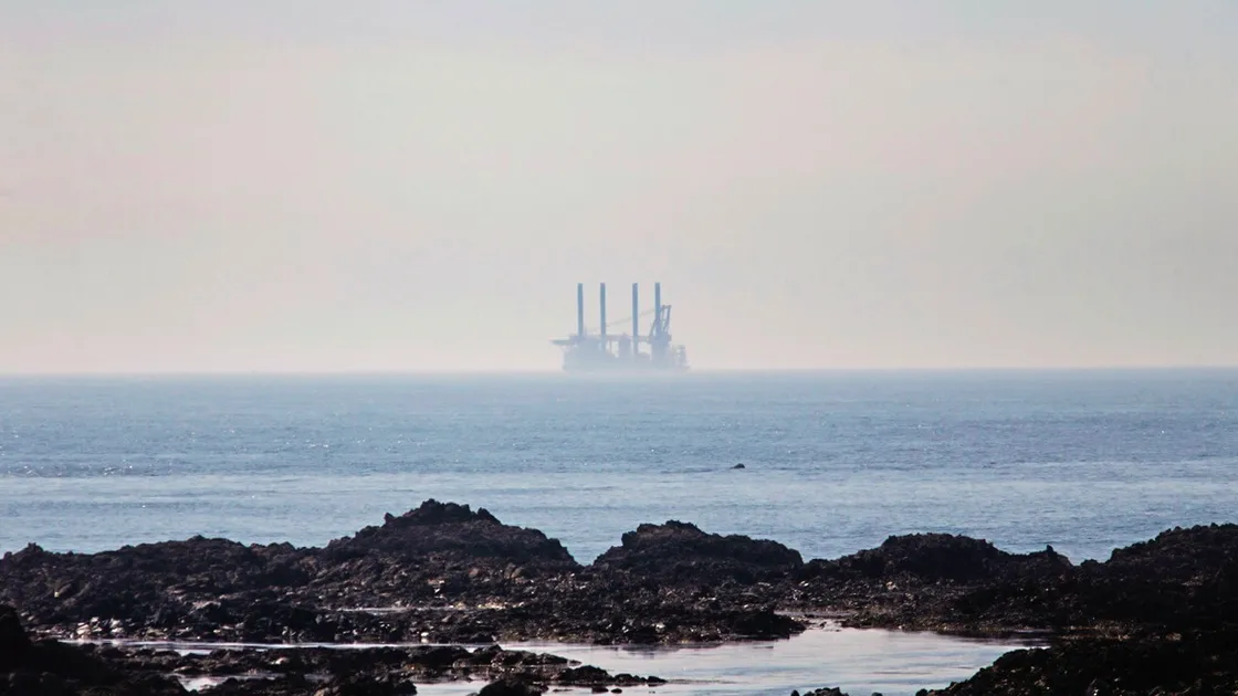 Dutch registered offshore supply ship Aeolus passed close to the islands west and south coasts yesterday. (Picture by Cassidy Jones, 29769872)