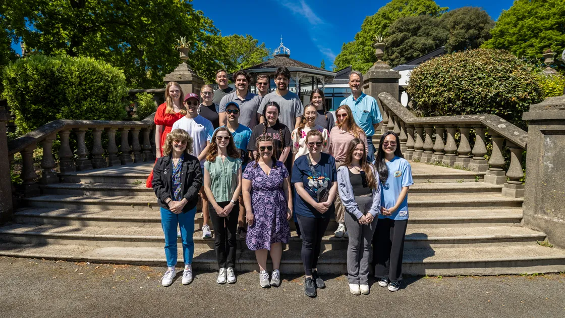 This year 17 students have travelled from the United States – almost twice as many as last year.