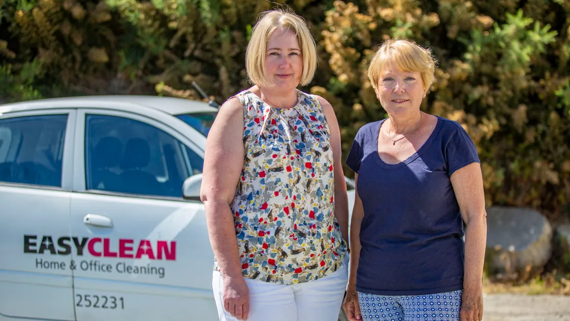 Claire Archer, left, and Jill Le Tissier from Easy Clean, just one of several businesses in the island which rely on foreign workers to survive yet the island’s current population management legislation they say has made it difficult to recruit staff. (Picture by Sophie Rabey, 29668570)
