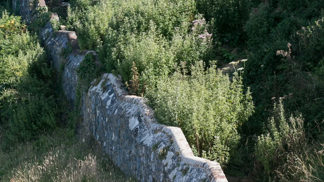 La Vallette steps next to the Aquarium that lead up to Clarence Battery, Fort George, which were damaged by a landslide caused by heavy rain in March. (Picture by Adrian Miller, 28523999)
