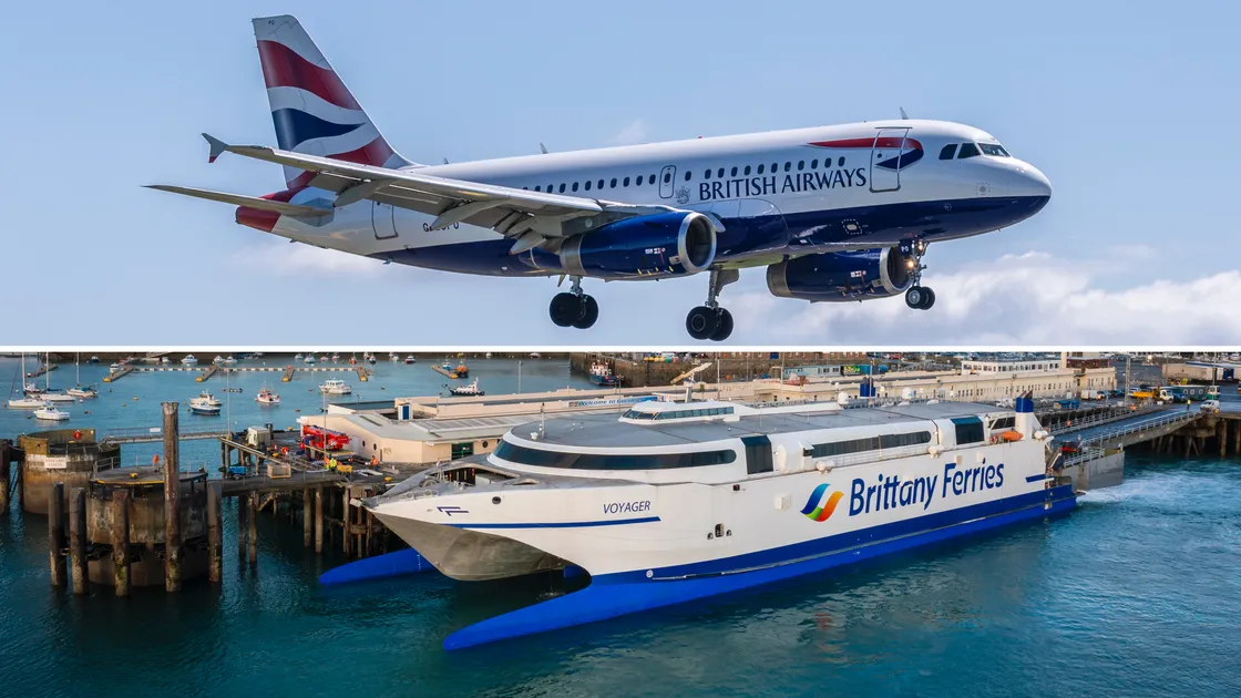 Passenger numbers at the airport and harbour in July were both significantly up on the same period last year.
