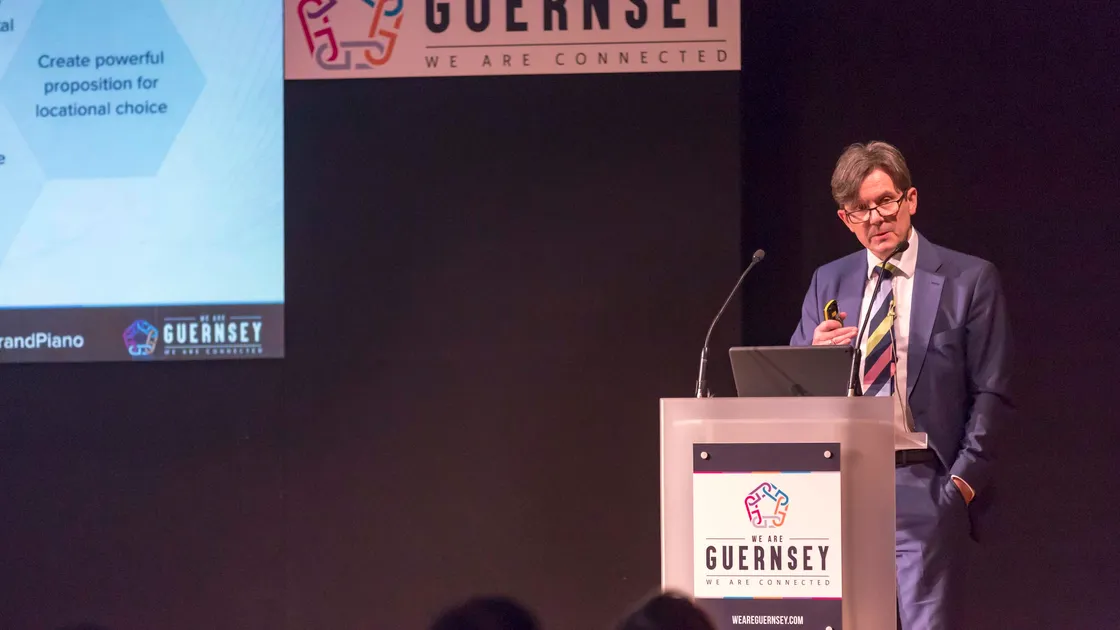 Dr Andy Sloan, chairman of Guernsey Green Finance and deputy chief executive, strategy, at Guernsey Finance. (Picture By Steve Sarre, 23838421)