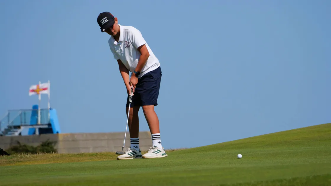 Hugo Powell was runner-up in the Junior Open with 41 points.