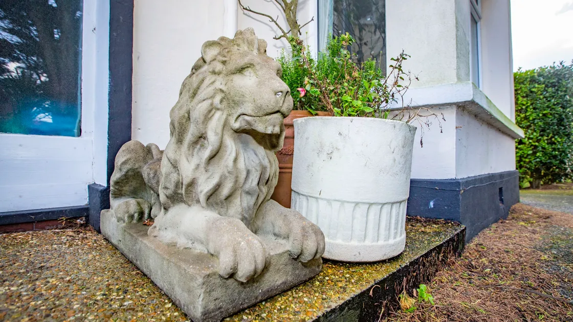 Isthis your lion and flower pot?  (28872589)