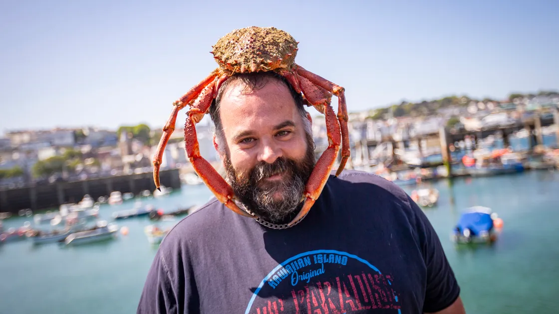 Local crab fisherman Bernie Le Gallais, is shaving his head and beard to raise money for the charity Prostate Cancer UK. His father, Pat, is currently suffering from the disease. Bernie will be shaving his hair and raising money at Harold James on Saturday. (Picture by Sophie Rabey, 32153405)