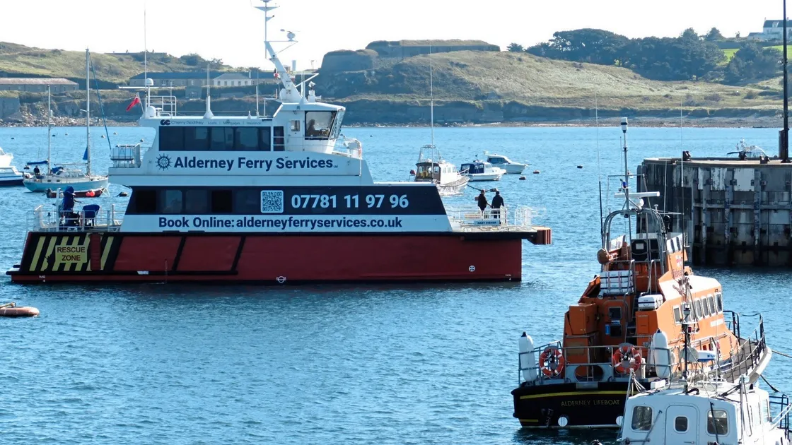 Alderney Ferry Services' 24-metre Dart Fisher. (Picture supplied by David Nash, 33742455)