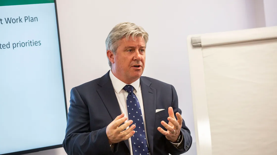 Treasury lead for Policy & Resources Deputy Mark Helyar. (Picture by Sophie Rabey, 29483150)