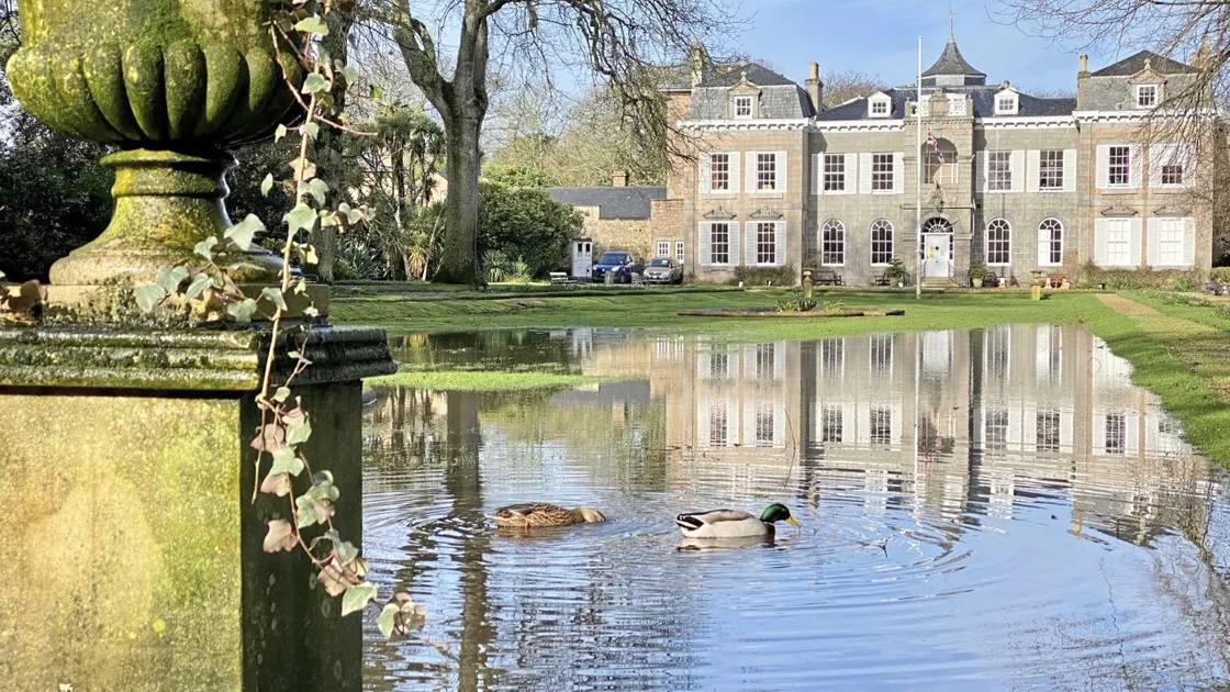 Some areas of Saumarez Park have flooded due to the heavy rainfall yesterday and overnight. (Picture by Tony Curr, 29209849)