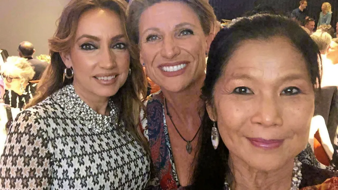 Laura Aboli, a journalist who will be speaking at Healing Beyond Covid, left, Laura Anderson and Rev Amalia Wai Chiang Lee from World Council for Health, Singapore. right