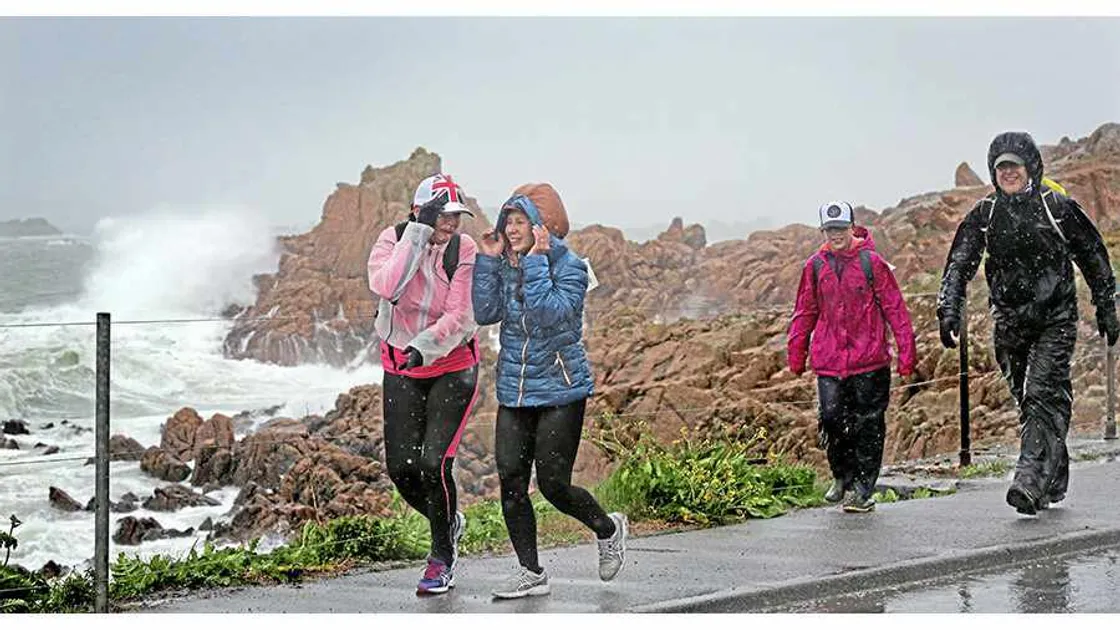 'Very cold, very wet,  but very fun'