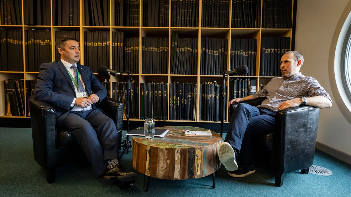 Boley Smillie (left) was a recent guest on the Guernsey Press Politics Podcast