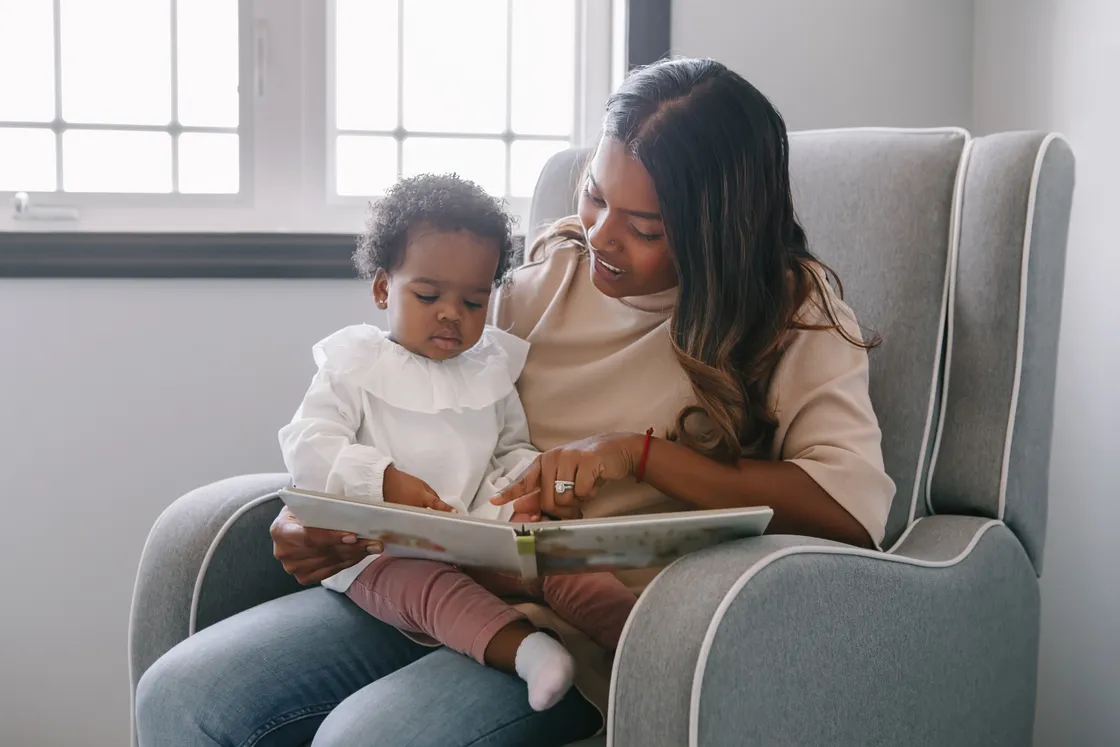 snuggle up and share a book