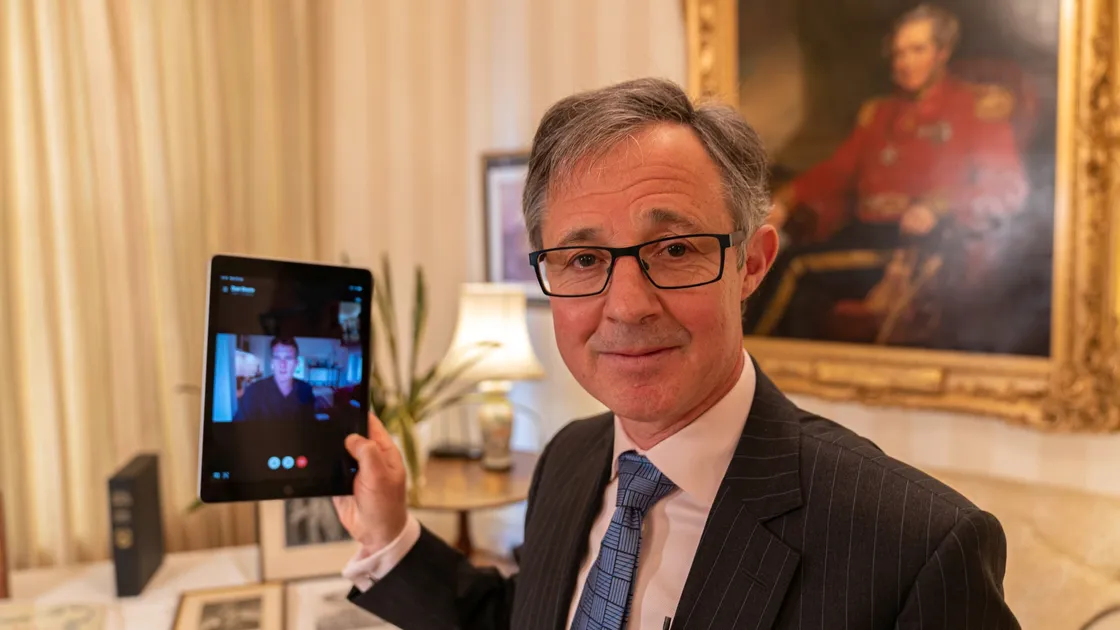 Major Marco Ciotti with Dan Snow, TV Historian. (Picture supplied, 28248372)