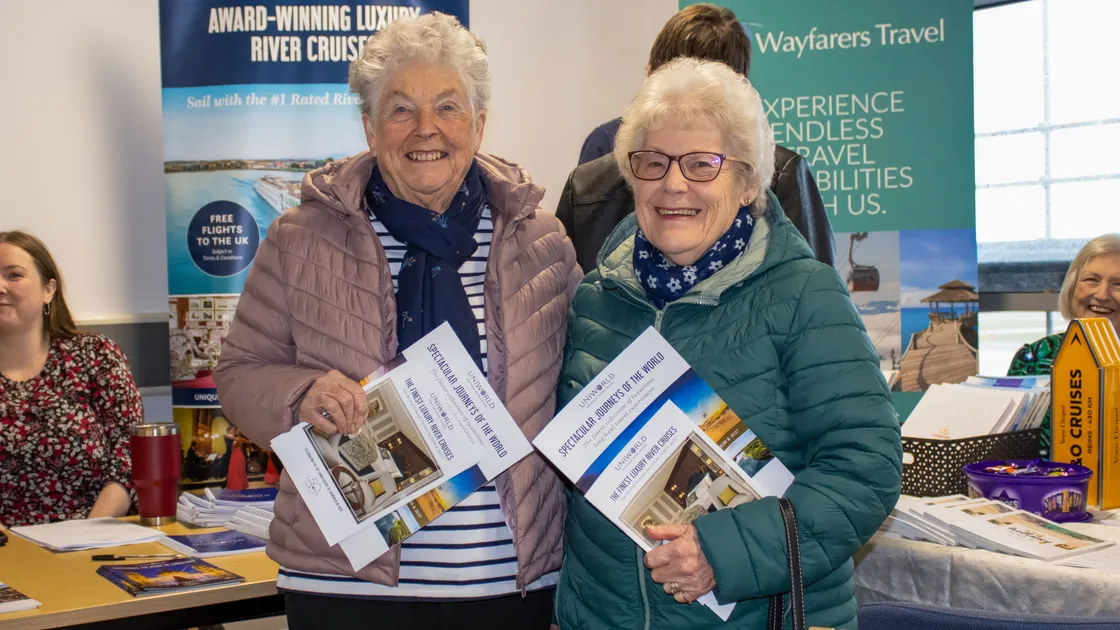 Shopping for Cruises were Anne Le Noury and Maureen Le Page