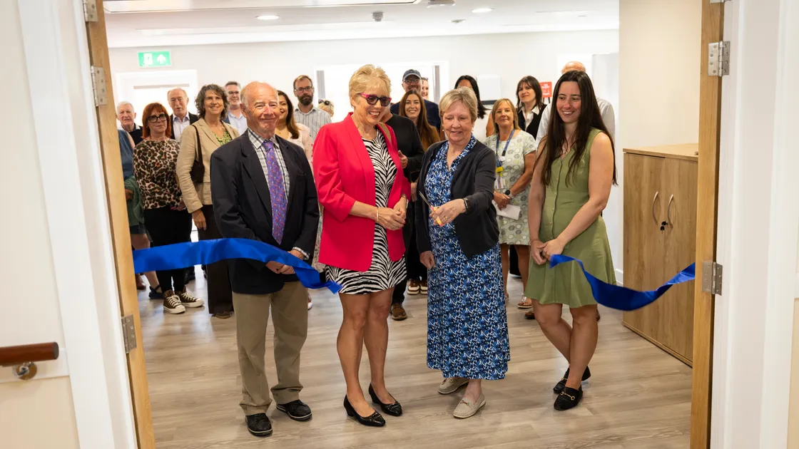 Left to right, HSC president Deputy George Oswald, Deputy Rhona Humphreys from the Housing Committee, GHA director Rachel Copeland and Vieille Plage manager Denise O’Sullivan at its official opening.