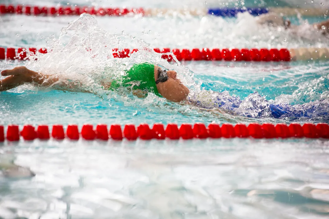 Commonwealth Games swimmer Laura Le Cras was one of two to set a new gala record over the weekend. (Picture by Peter Frankland, 31512664)