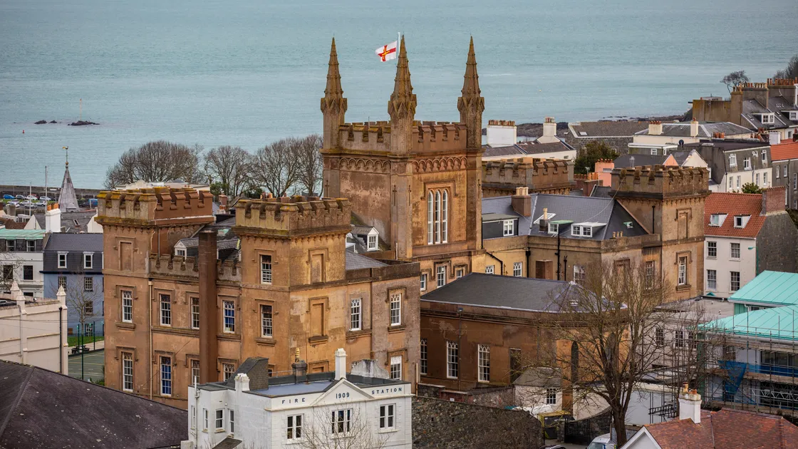 Elizabeth College, pictured, The Ladies’ College and Blanchelande currently receive a total of about £3m. a year from the States. (Picture by Peter Frankland, 34025771)