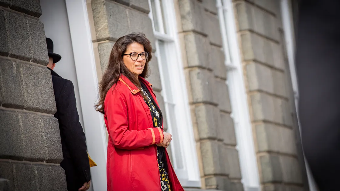 President of the Education, Sport & Culture committee Deputy Andrea Dudley-Owen. (Picture by Sophie Rabey, 29373907)