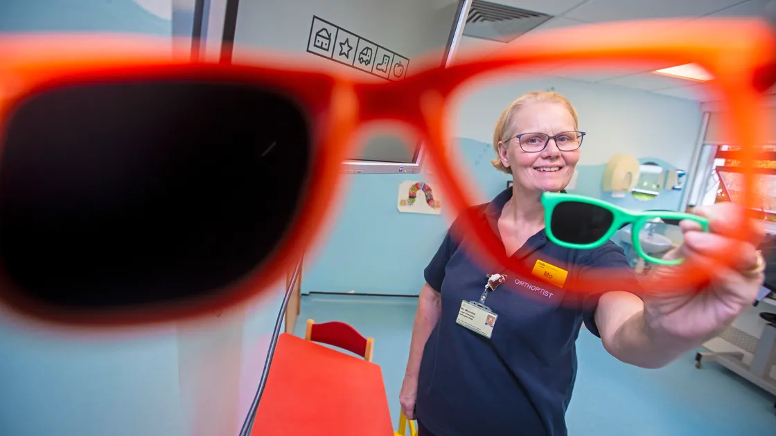 Morag Ismail is lead orthopdist at the PEH and the president of the Guernsey Blind Association. She said she was concerned about a new global report showing that incidence of shortsightedness in children is increasing. (Picture by Peter Frankland, 33644467)